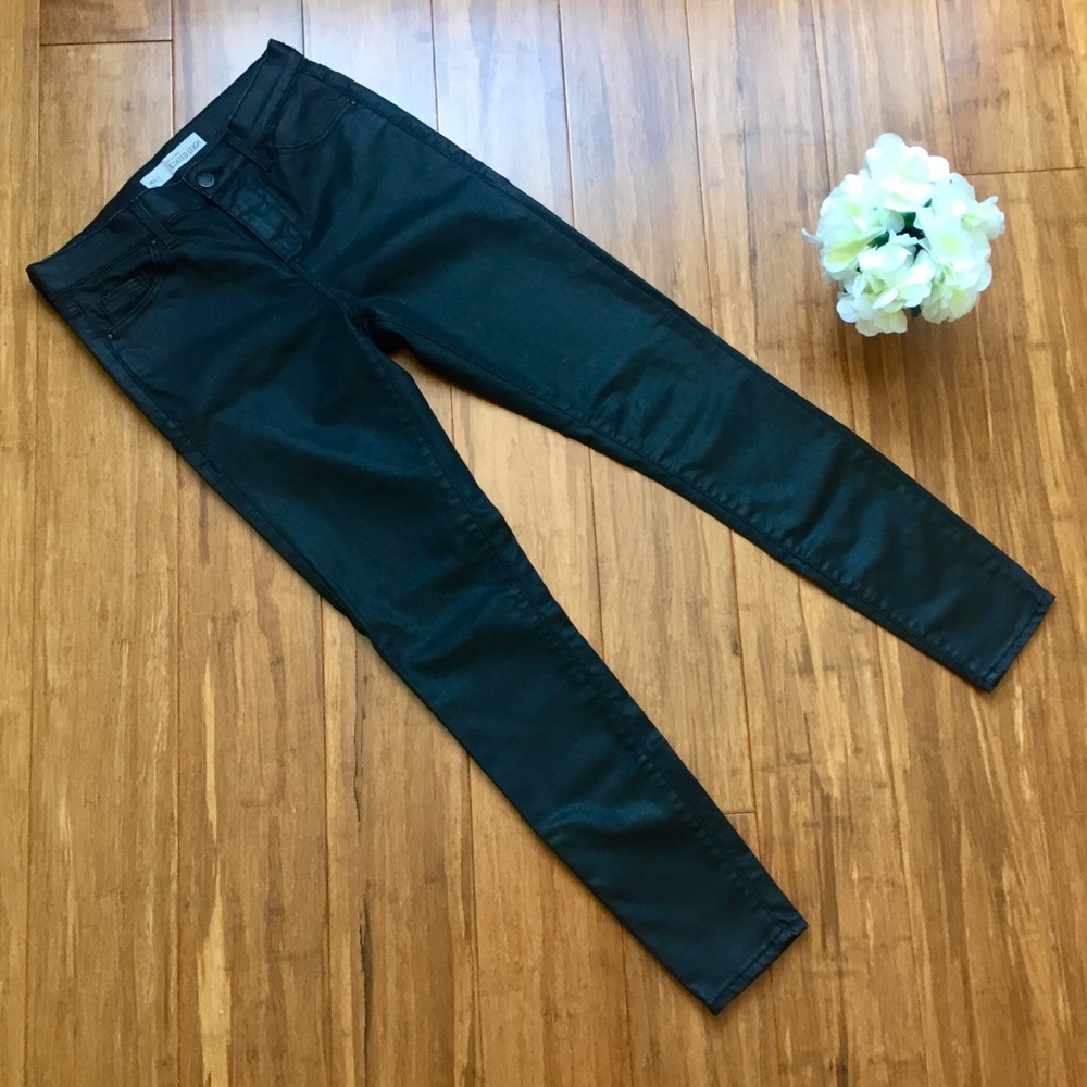 Topshop MOTO Coated Leigh Jeans